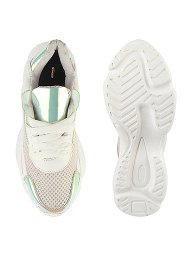Stylestry Womens & Girls White Stylish Sneakers