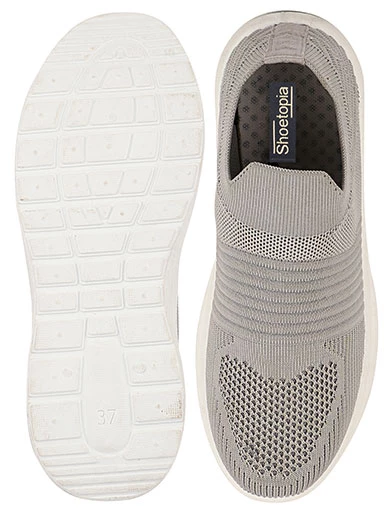 Stylestry Womens & Girls Grey Casual Walking/Running Shoes