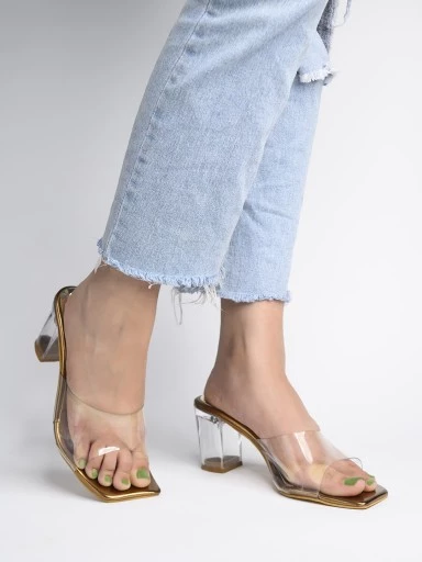 Stylestry Women & Girls Copper Heels