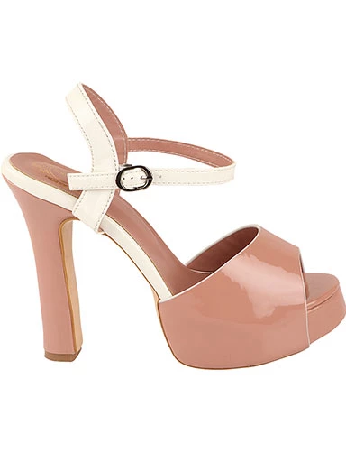 Stylestry Womens & Girls Peach Peep Toes Stiletto