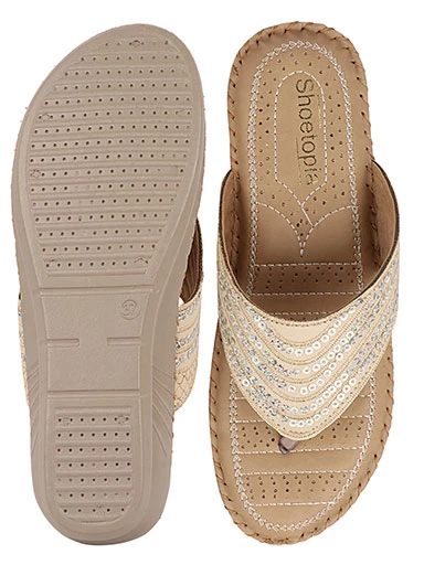 Stylestry Women's & Girl's Cream Ortho Care Dr Orthopaedic Cushion Sandals