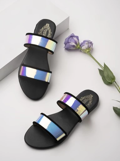 Stylestry Women Black Flats