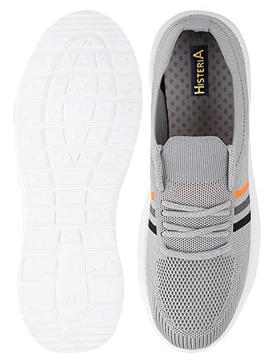 Stylestry Womens & Girls Grey Lace Up Casual Walking Shoes