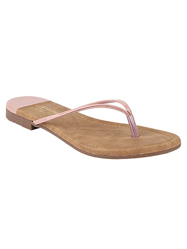 Stylestry Womens & Girls Peach Solid Open Toe Flats