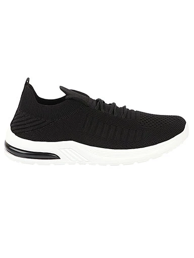 Stylestry Womens & Girls Black Lace Up Walking Shoes