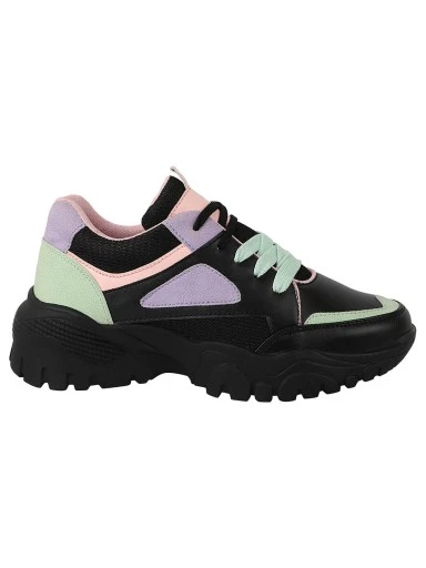 Stylestry Women Black Walking Shoes