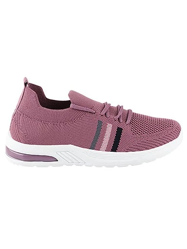 Stylestry Womens & Girls Purple Lace Up Casual Walking Shoes