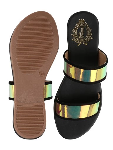 Stylestry Women Black Flats