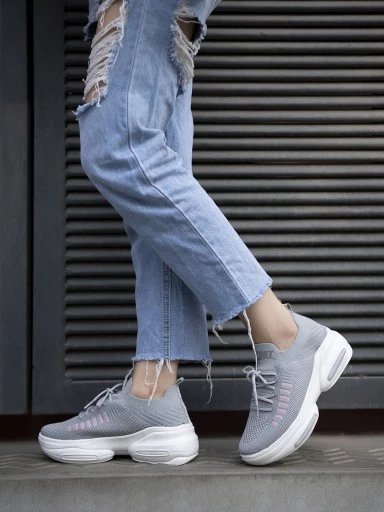 Stylestry Women Grey Walking Shoes
