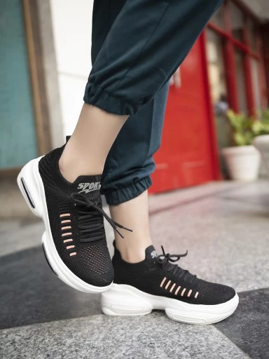 Stylestry Women Black & Pink Walking Shoes