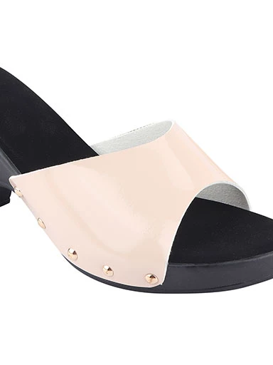 Stylestry Womens & Girls Black Solid Block Heels