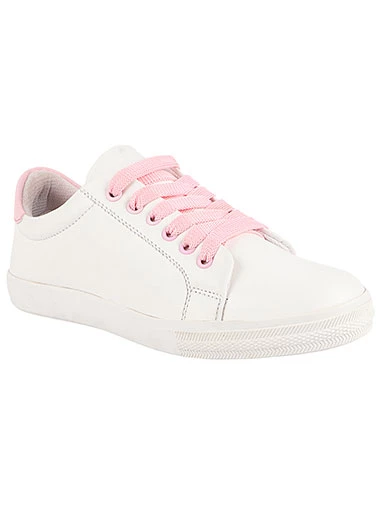 Superga Lace-Up Sneaker pink casual look Shoes Sneakers Lace-Up Sneakers 