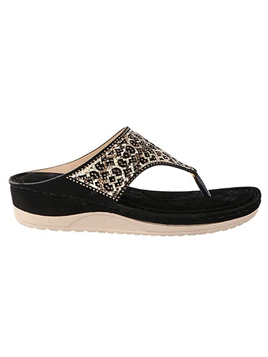 Stylestry Women's & Girl's Ortho Care Dr Orthopaedic Super Comfort Fit Black Cushion Sandals
