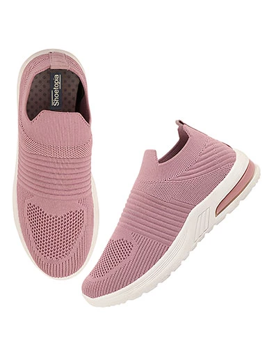 Stylestry Womens & Girls Peach Casual Walking/Running Shoes
