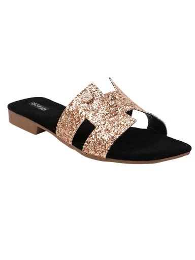 Stylestry Women Rose Gold Stylish Flats