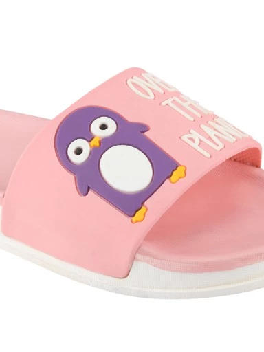 Stylestry Women Pink Printed Thong Flip-Flops