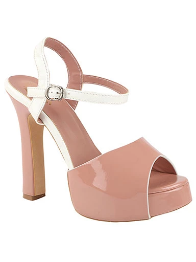 Stylestry Womens & Girls Peach Peep Toes Stiletto