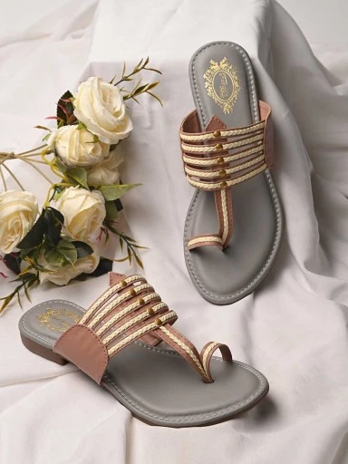Stylestry Women Stylish Grey Flats