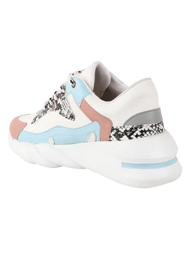 Stylestry Women White Walking Shoes