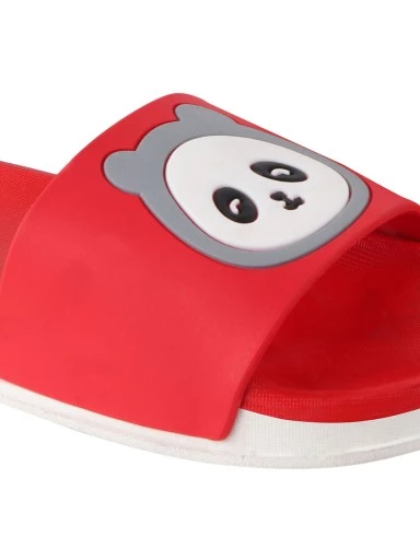 Stylestry Women Red Printed Sliders