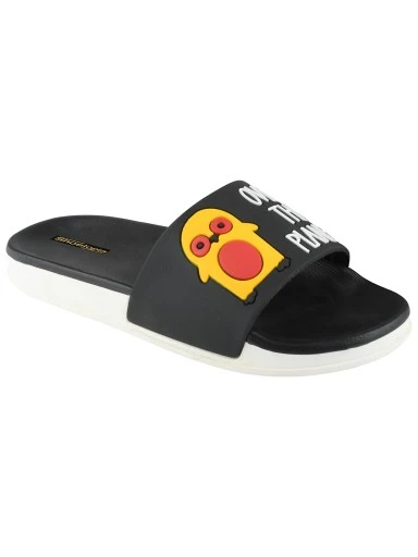 Stylestry Women Black Solid Thong Flip-Flops