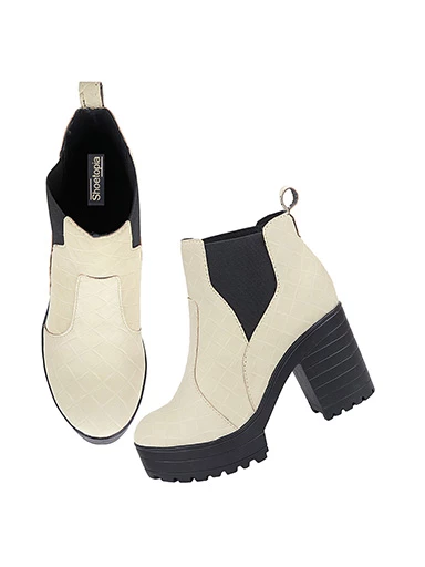 Stylestry Womens & Girls Pull On Mustard Solid High Heeled Boots