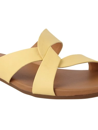 Stylestry Women & Girls Yellow Flats