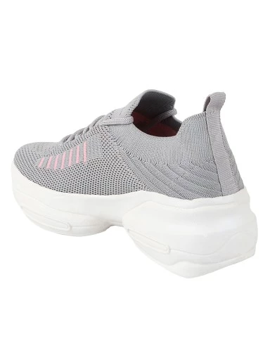 Stylestry Women Grey Walking Shoes
