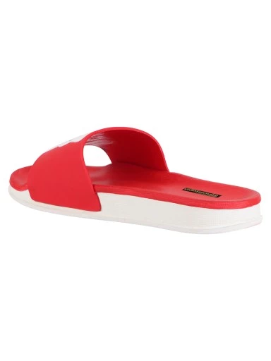 Stylestry Women Red Printed Sliders