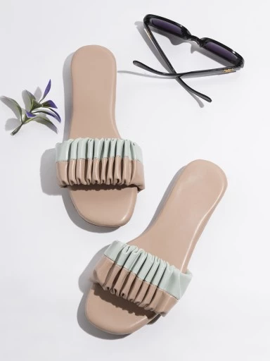 Stylestry Women & Girls Peach Flats