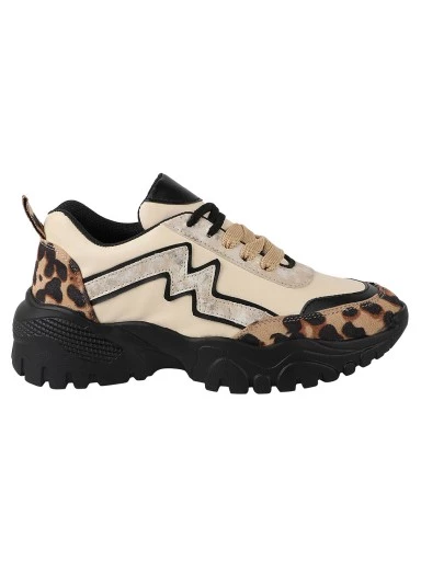 Stylestry Women Peach-Coloured Mesh Walking Shoes