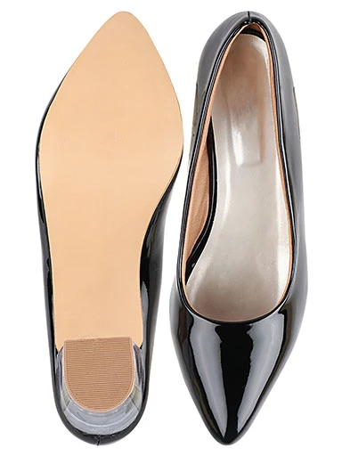 Stylestry Womens & Girls Black Block Pumps
