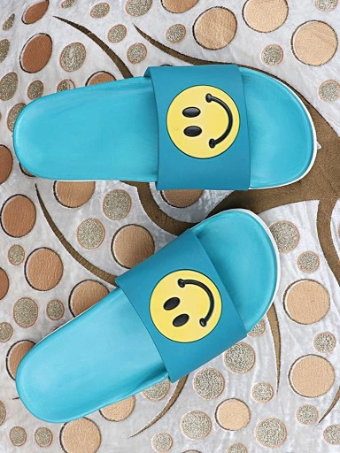 Stylestry Women Blue Printed Sliders