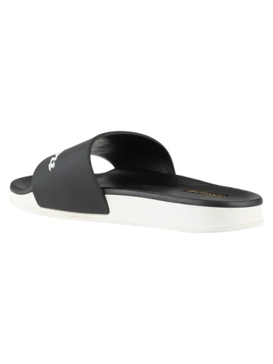 Stylestry Women Black Printed Sliders