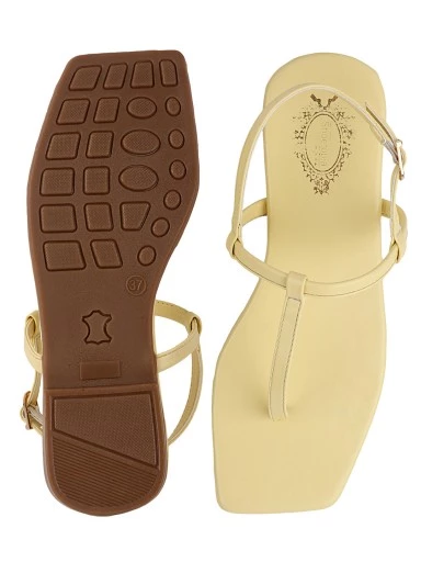 Stylestry Women & Girls Yellow Flats