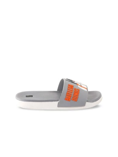 Stylestry Women Grey Printed Sliders