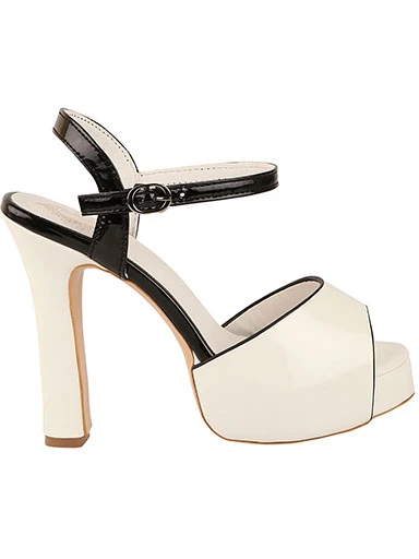 Stylestry Womens & Girls White Peep Toes Stiletto