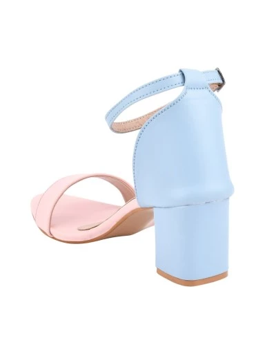Stylestry Women & Girls Pink Block Heels