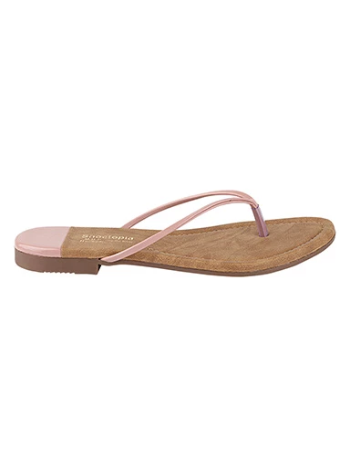 Stylestry Womens & Girls Peach Solid Open Toe Flats
