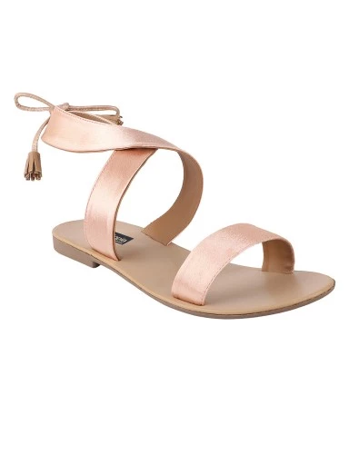 Stylestry Women Pink One Toe Flats