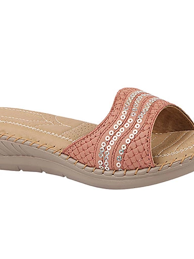 Stylestry Women's & Girl's Pink Ortho Care Cushion Sandals