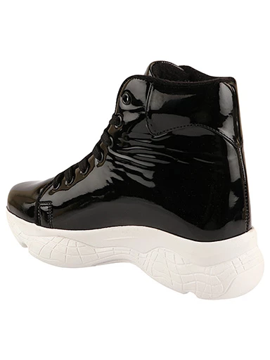 Stylestry Womens & Girls Black High-Top Boots