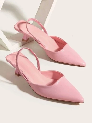 Stylestry Women & Girls Stylish Nude Pink Heels