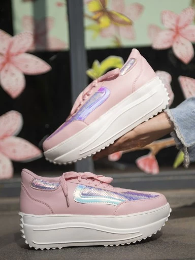 Stylestry Women Pink Sneakers