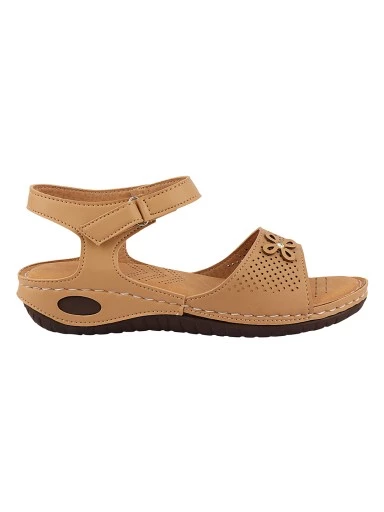 Stylestry Women's & Girl's Ortho Care Tan Dr Orthopaedic Super Comfort Fit Cushion Sandals
