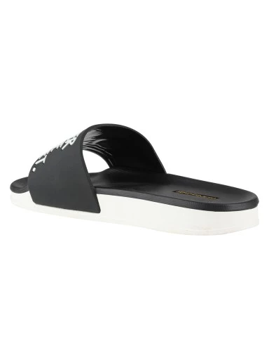 Stylestry Women Black Solid Thong Flip-Flops