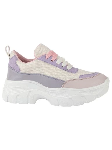 Stylestry Women White Mesh Walking Shoes