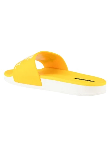 Stylestry Women Yellow Printed Sliders