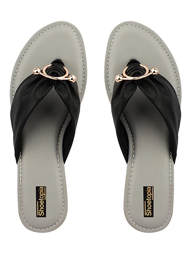 Stylestry Womens & Girls Black Flats T-Strap Flats