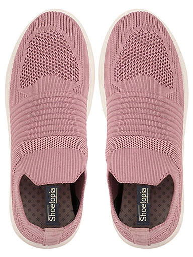 Stylestry Womens & Girls Peach Casual Walking/Running Shoes